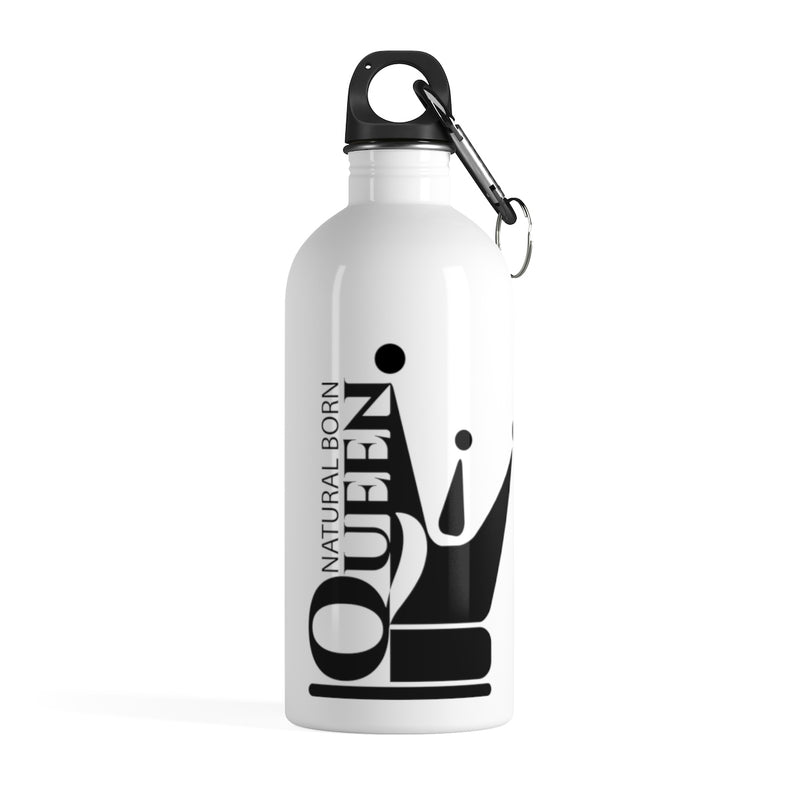 Natural Born Queen - Stainless Steel Water Bottle