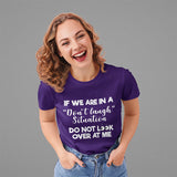 Do not Look At Me Tee Purple