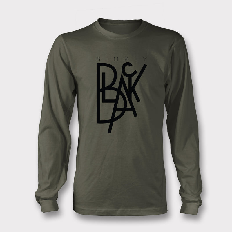 Simply Black - Long Sleeved tee